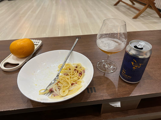 イーグレブルワリー　イーグレIPA（青缶）　ペアリング　（同類系＝柑橘）